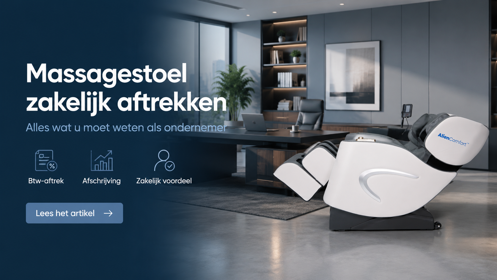 Massagestoel zakelijk aftrekken: alles wat u moet weten als ondernemer