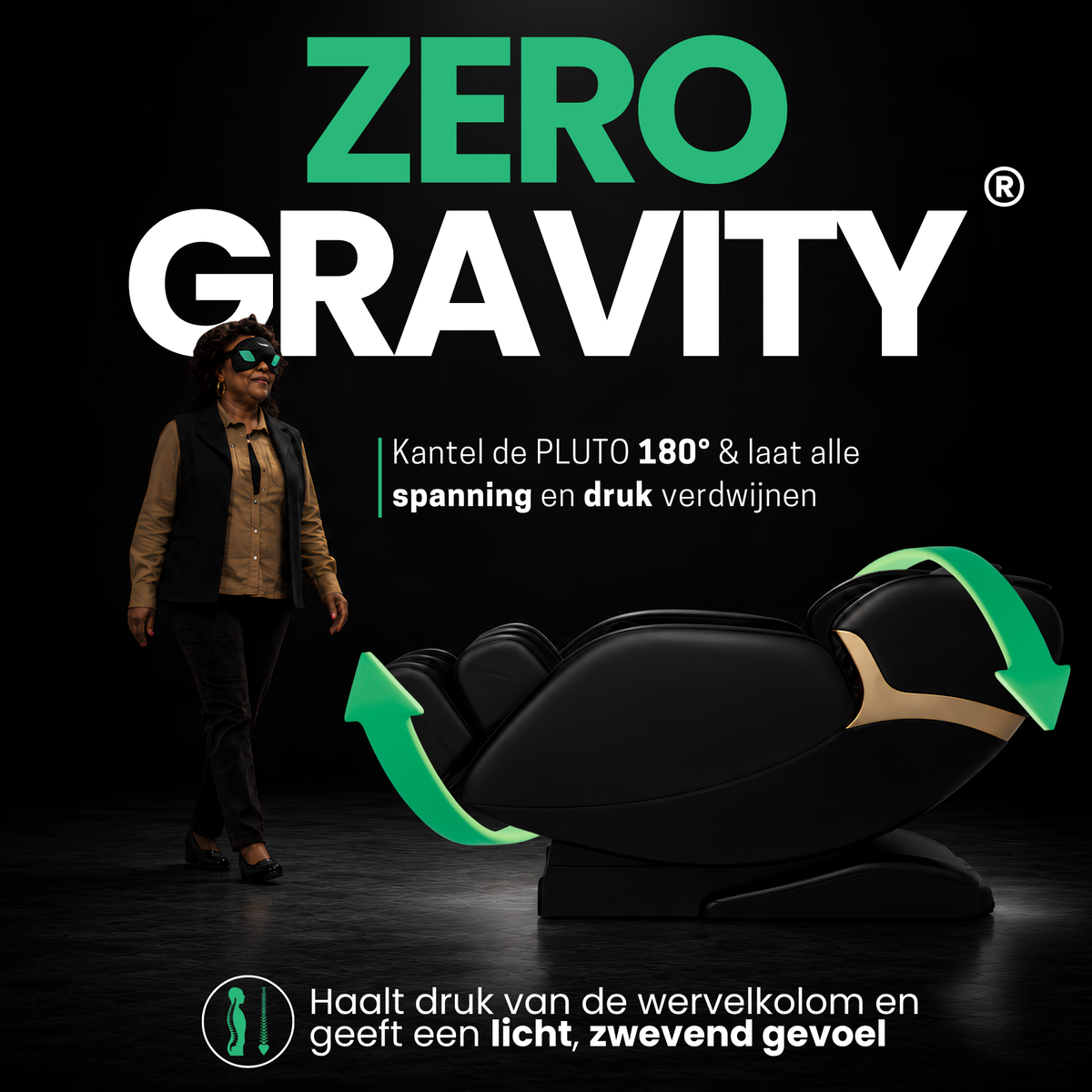 AlienComfort massage chair PLUTO - White