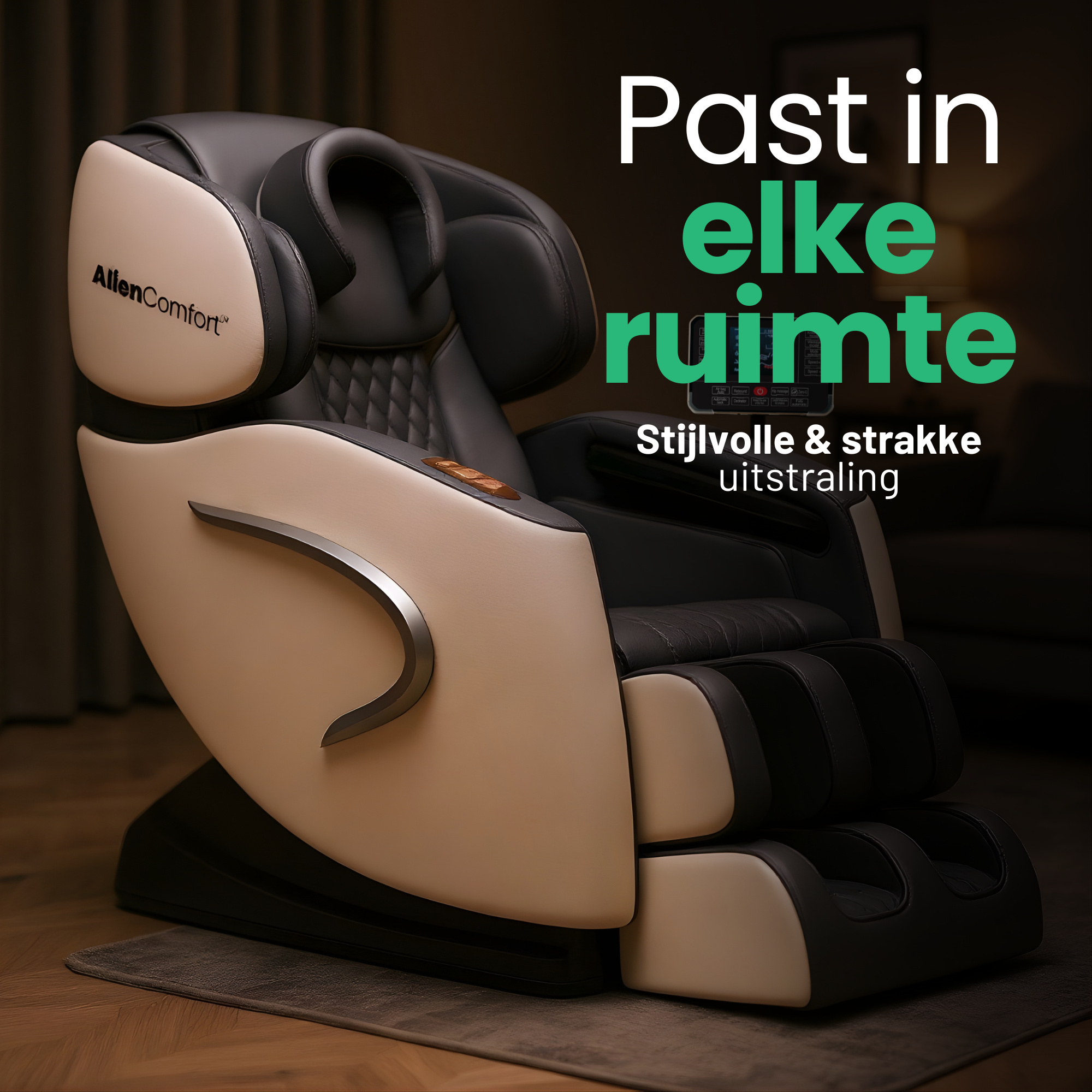 AlienComfort™ Design Massagesessel EOS - Weiß