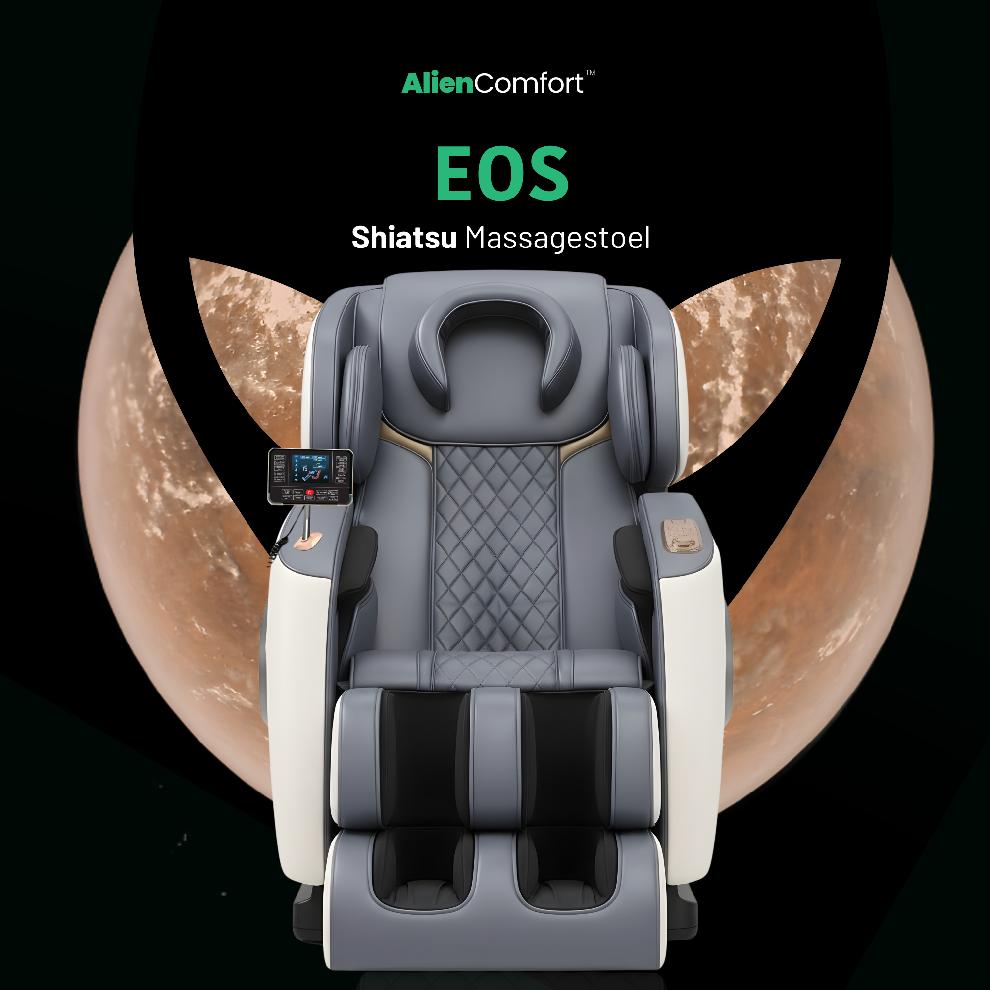 AlienComfort™ Design Massagesessel EOS - Weiß