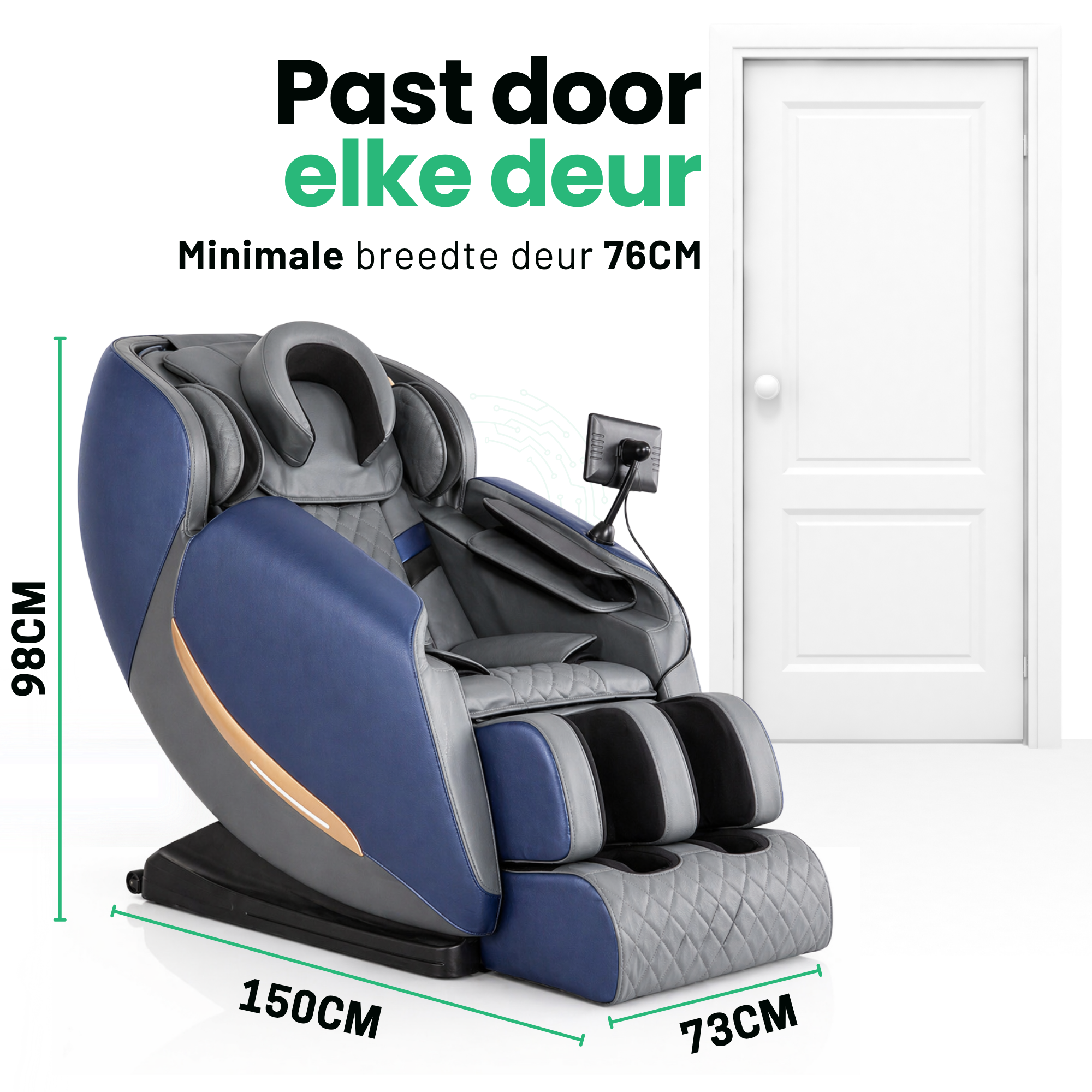 AlienComfort™ Massage Chair LUNA - Blue