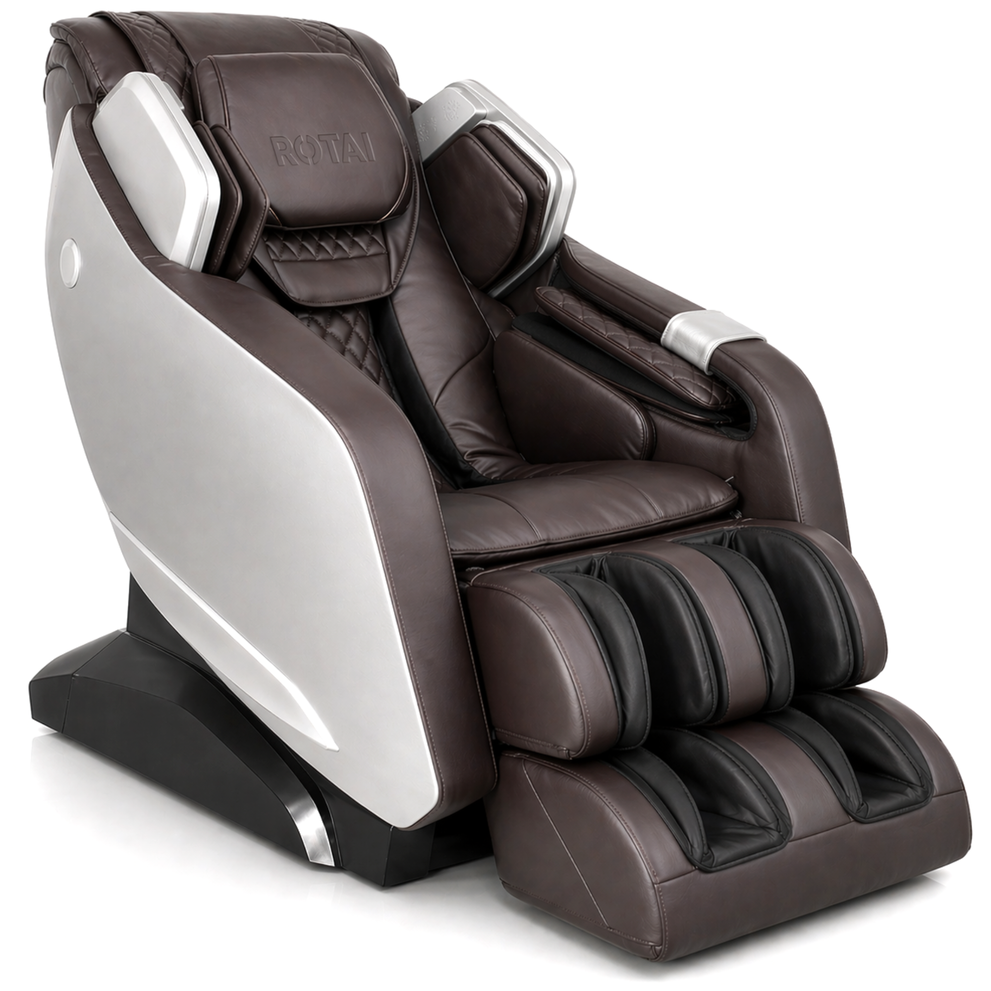 AlienComfort™ Therapeutische Massagestoel ROTAI - Zilver/Bruin
