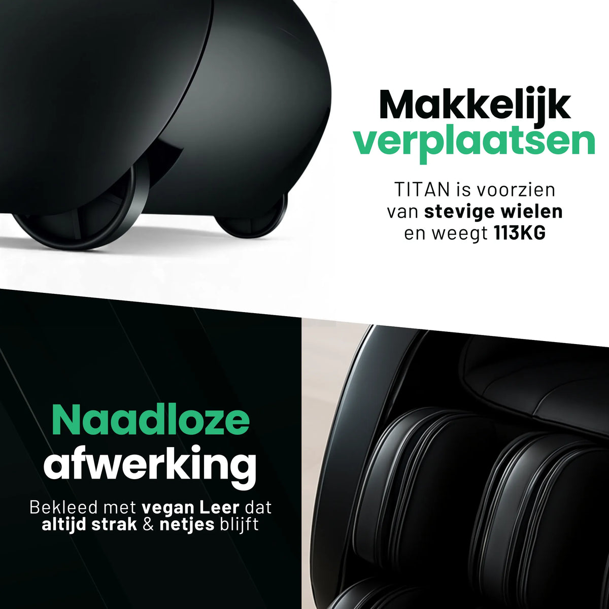 AlienComfort TITAN therapeutischer Massagesessel mit Touchscreen-Bedienung und automatischen Massageprogrammen