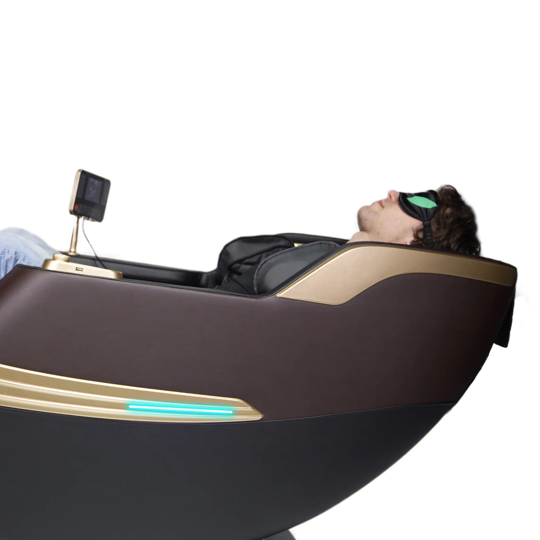 Fortschrittliches Rollensystem für tiefenwirksame Rückenmassage im VERUNA Massagesessel