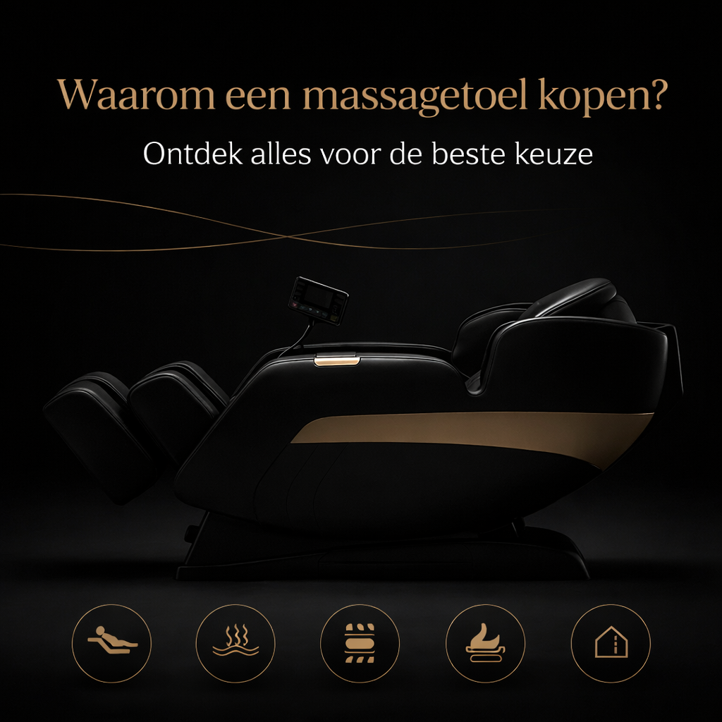Stylischer Massagesessel in Zero-Gravity-Position