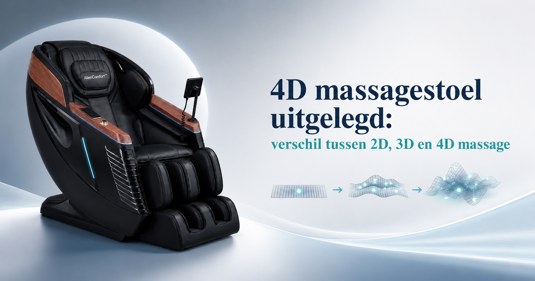 4d MASSAGESTOEL UITGELEGD