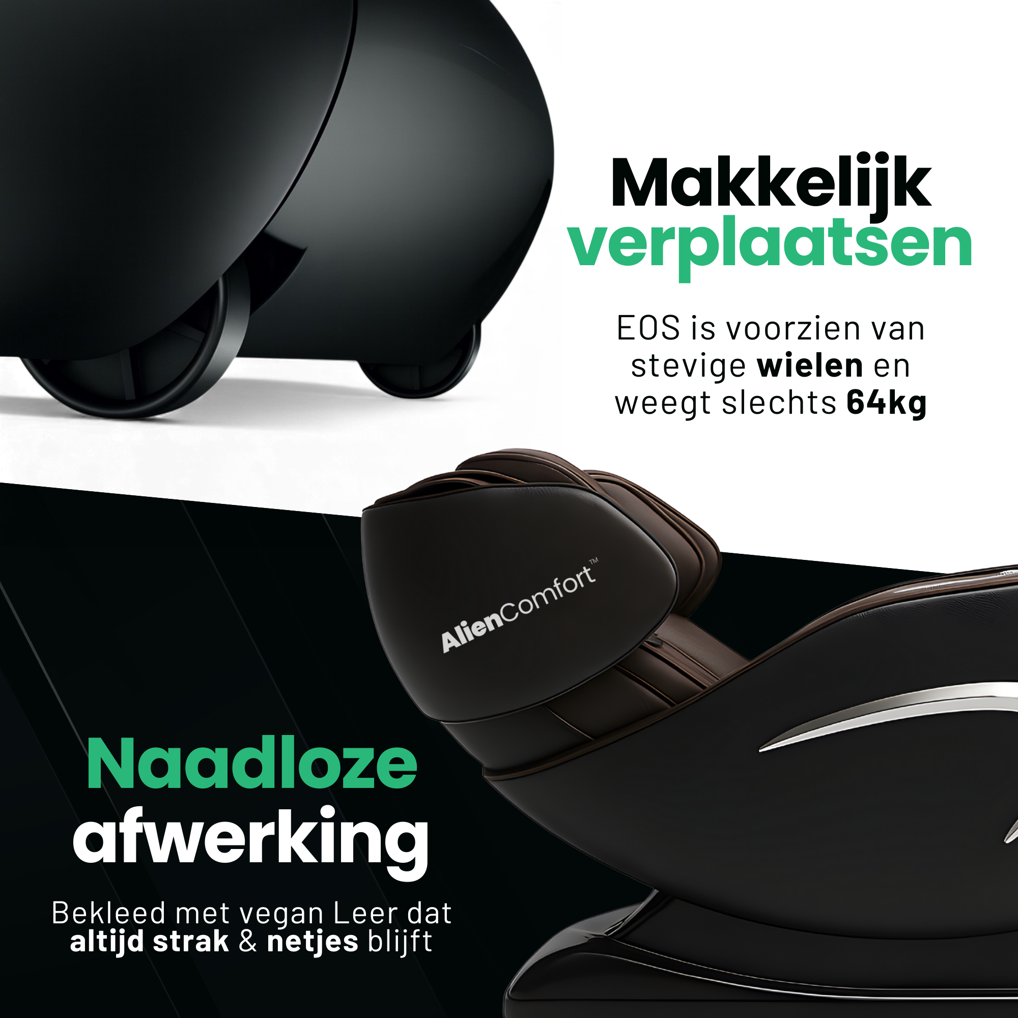 AlienComfort™ Design Massagesessel EOS - Weiß