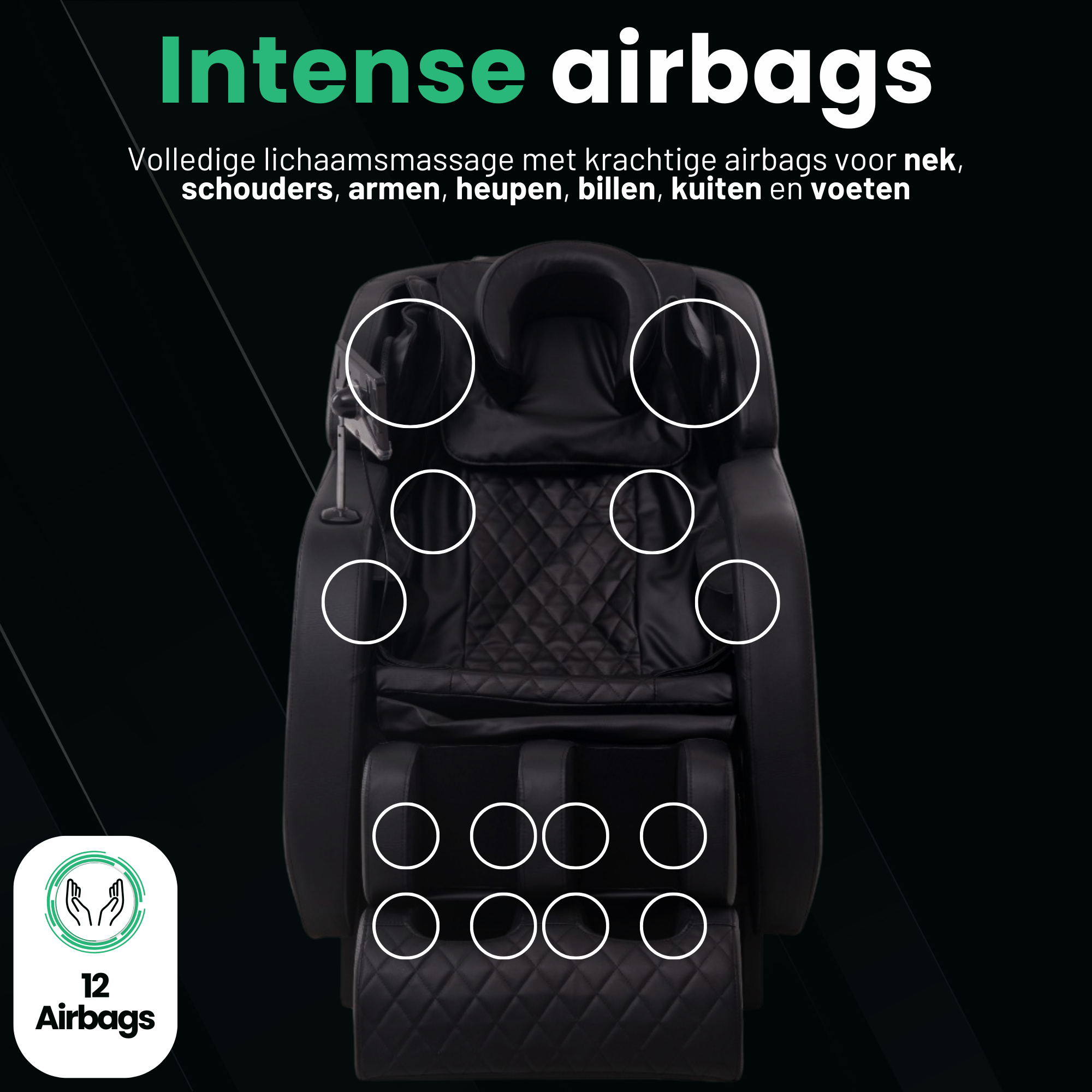 AlienComfort ORION lifestyle woonkamer premium massagestoel thuis