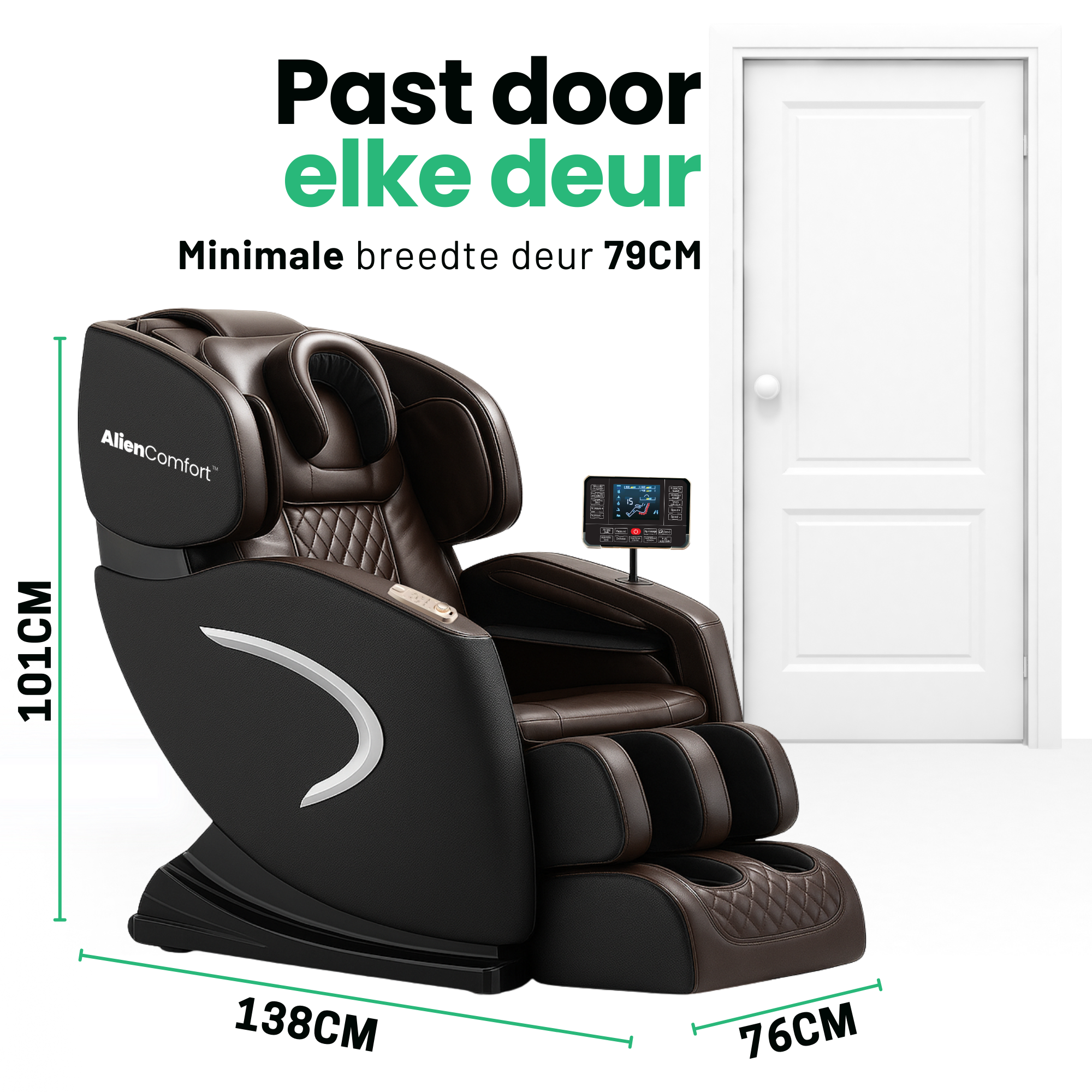 AlienComfort™ Design Massagesessel EOS - Weiß