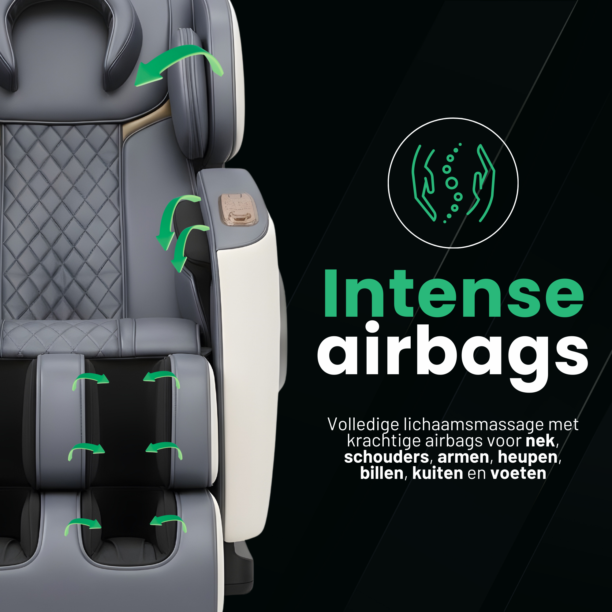AlienComfort™ Design Massagesessel EOS - Weiß