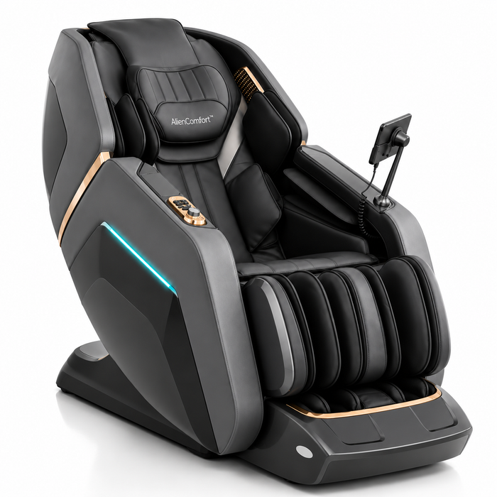 AlienComfort TITAN – 4D+ Massage Chair with SL-Track – Grey