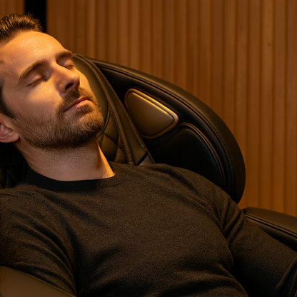 AlienComfort™ Massagestoel PLUTO zwart