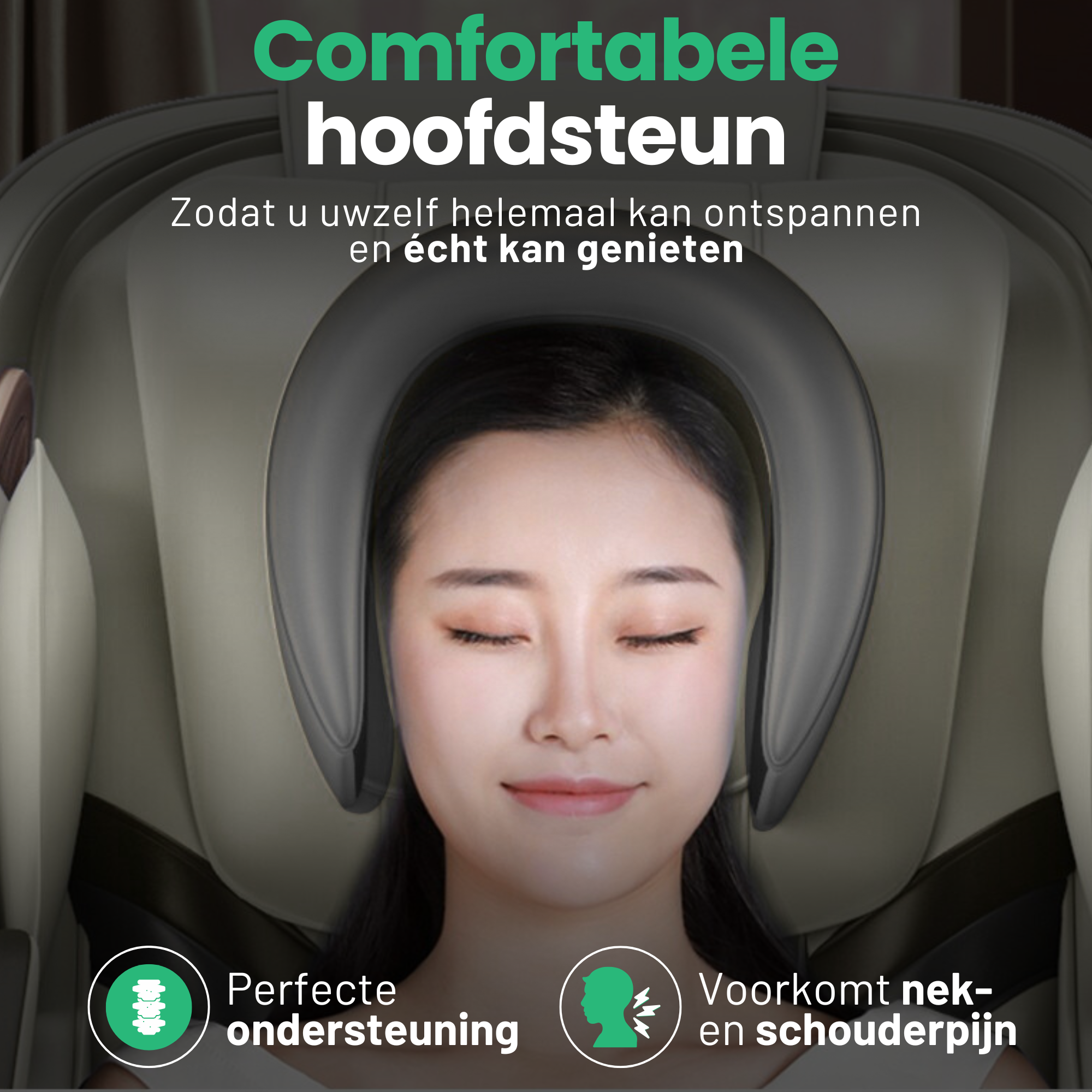 AlienComfort™ Massagestoel LUNA - Grijs