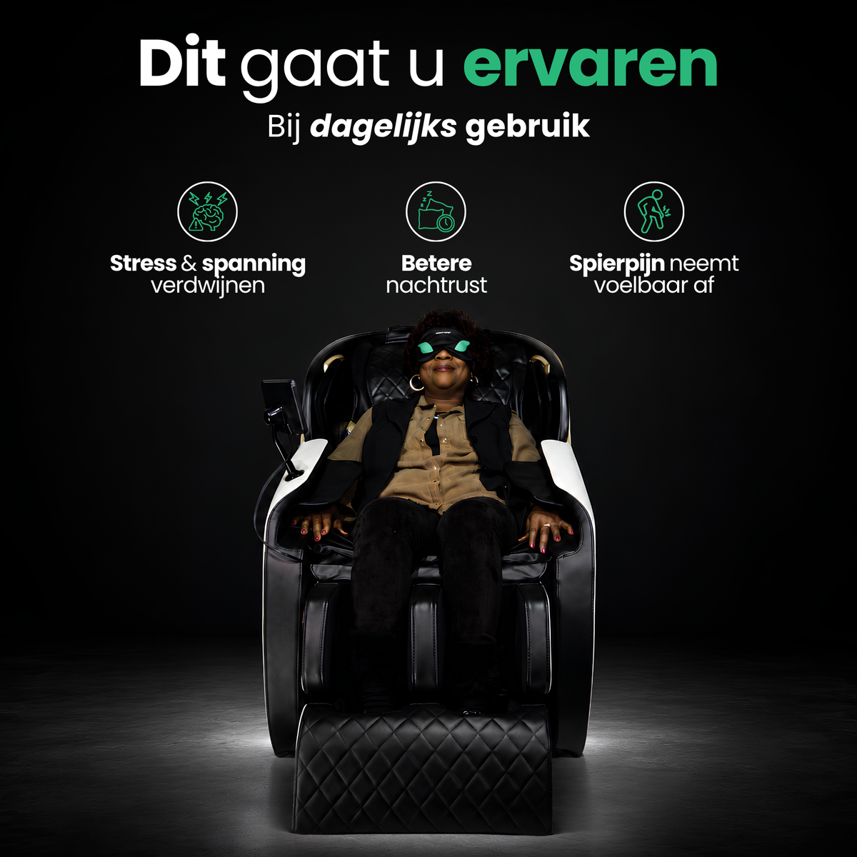 AlienComfort massage chair PLUTO - White
