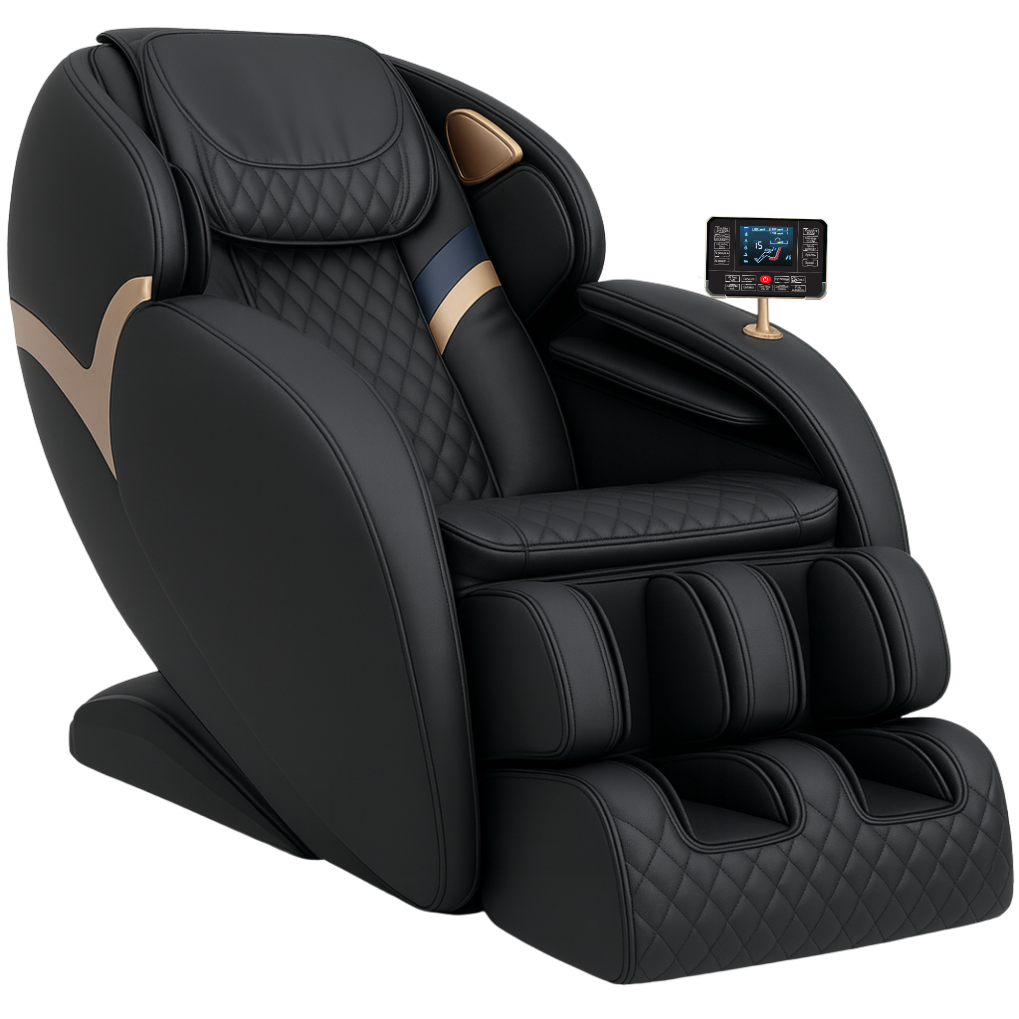 AlienComfort™ Massagestoel PLUTO - Zwart