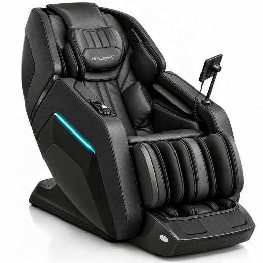 AlienComfort TITAN – 4D+ Massage Chair with SL-Track – Black