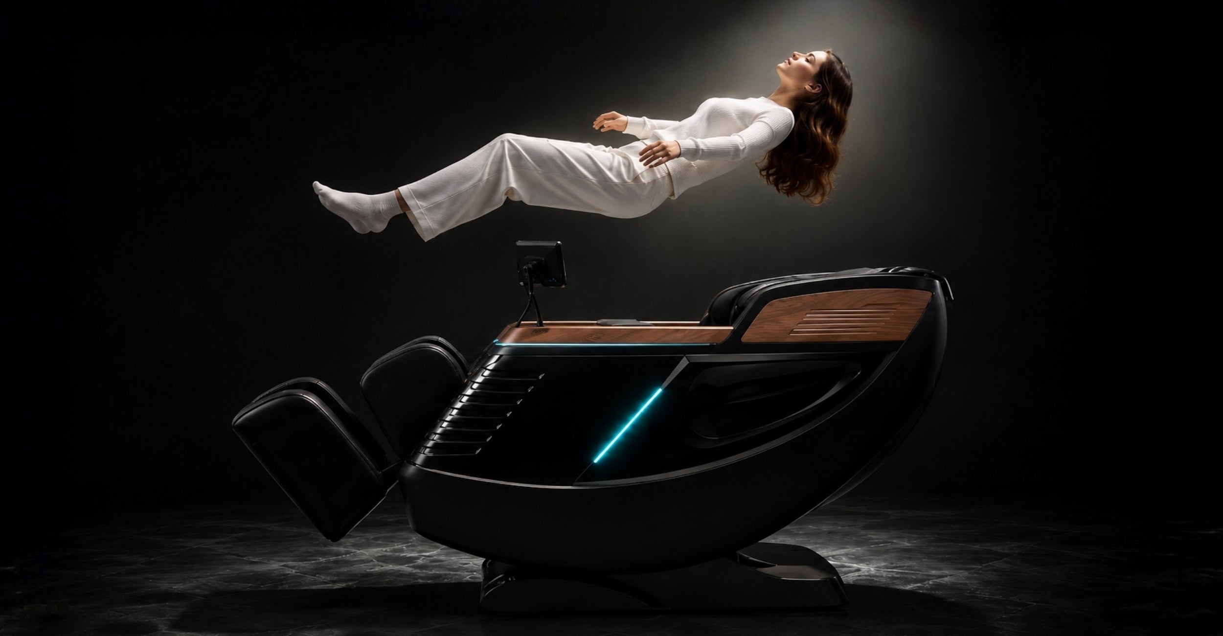 AlienComfort premium massagestoel collectie homepage banner Nederland