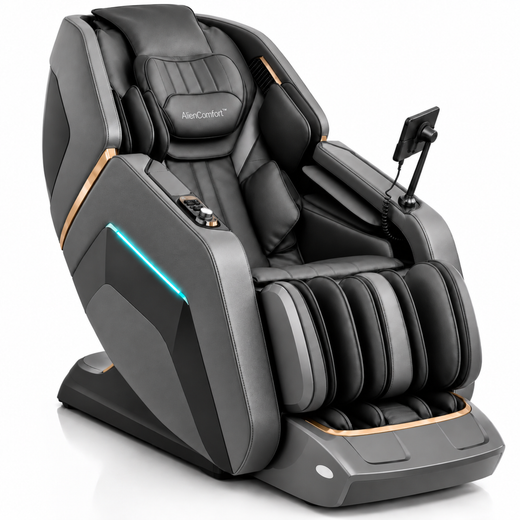 AlienComfort TITAN – 4D+ Massage Chair with SL-Track – Grey