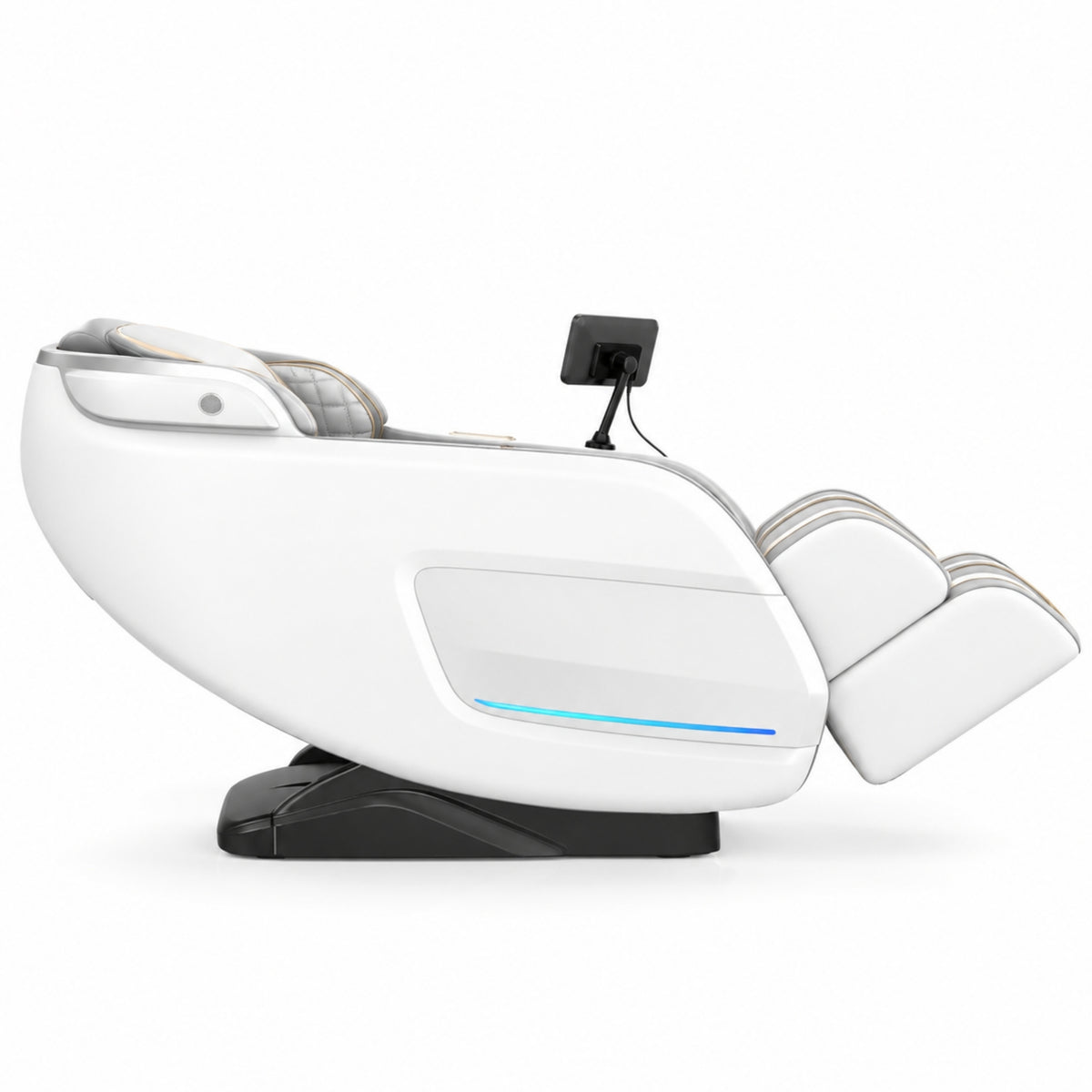 AlienComfort Massagestoel ASTRON Wit voetmassage rollers en airbags