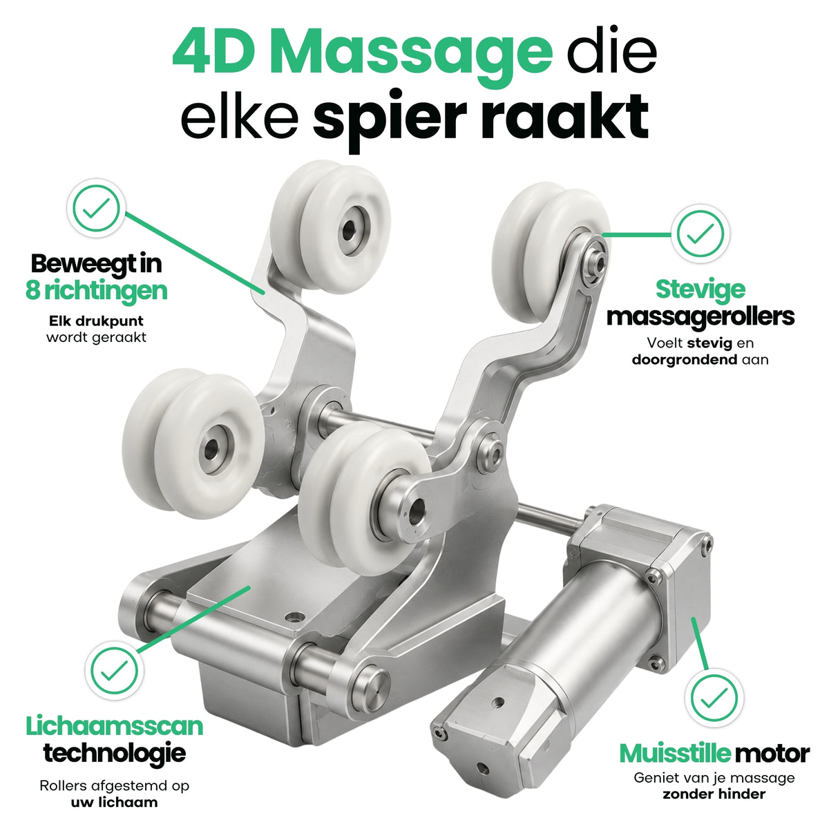 AlienComfort Massagestoel ASTRON Wit lifestyle interieur woonkamer